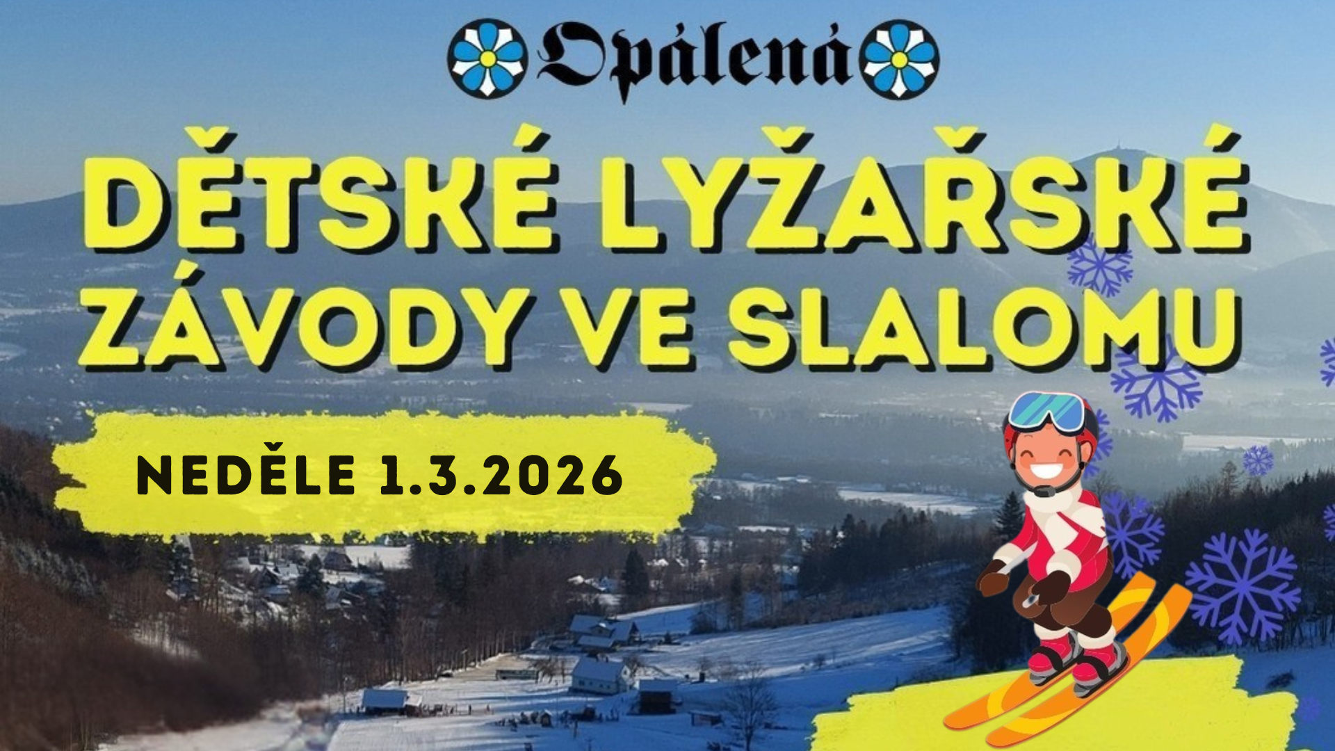 Dětské závody na Opálené 2026